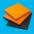 Elektrisk sort/orange phenolpapir lamineret ark